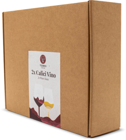 Duo crystal wine glasses Rosarubra