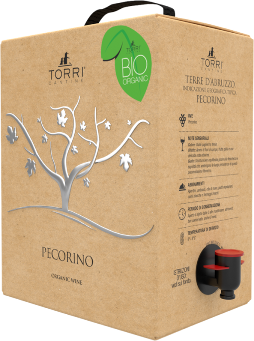 5L Vin Pecorino Abruzzo Cubi Blanc biologique