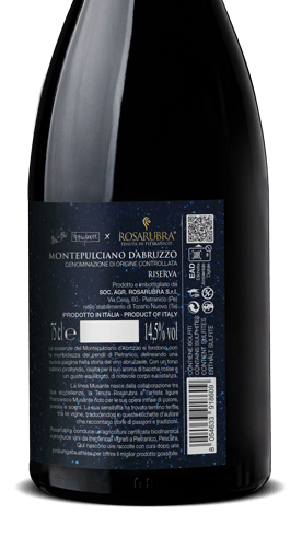 Musante x Rosarubra – Montepulciano d’Abruzzo DOC Riserva 0,75L - Image 3