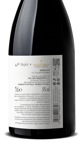 Musante x Rosarubra - Merlot IGT Colline Pescaresi 0,75L - Image 3